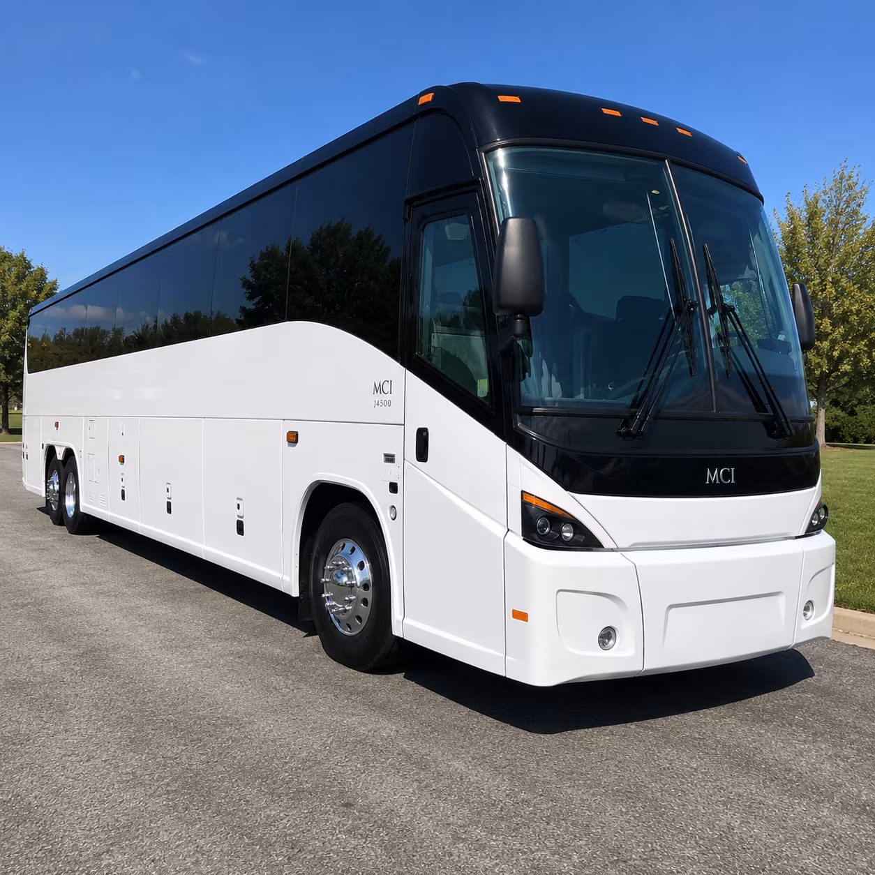 charter bus minibus transfers at bill and hillary clinton national airport lit