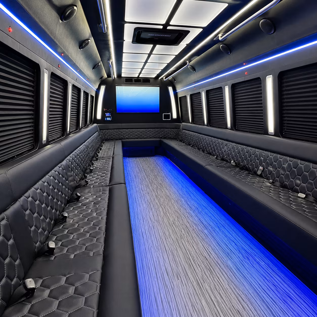 hotel to venue shuttle buses for little rock corporate groups