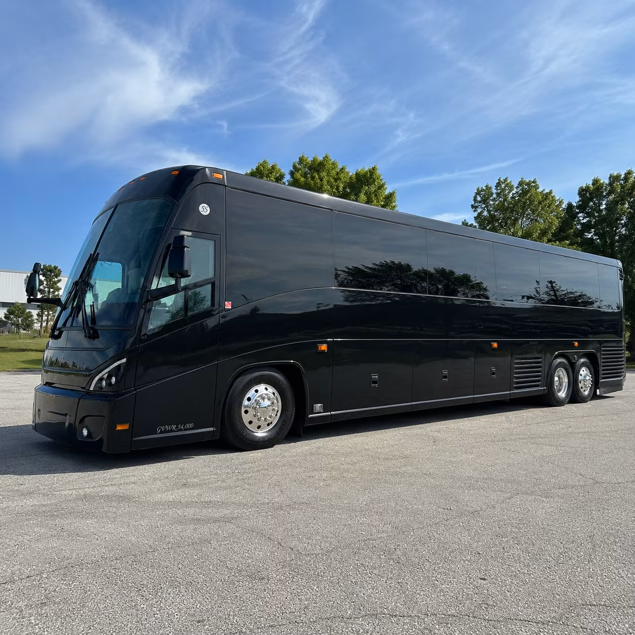 little rock 47 passenger charter bus