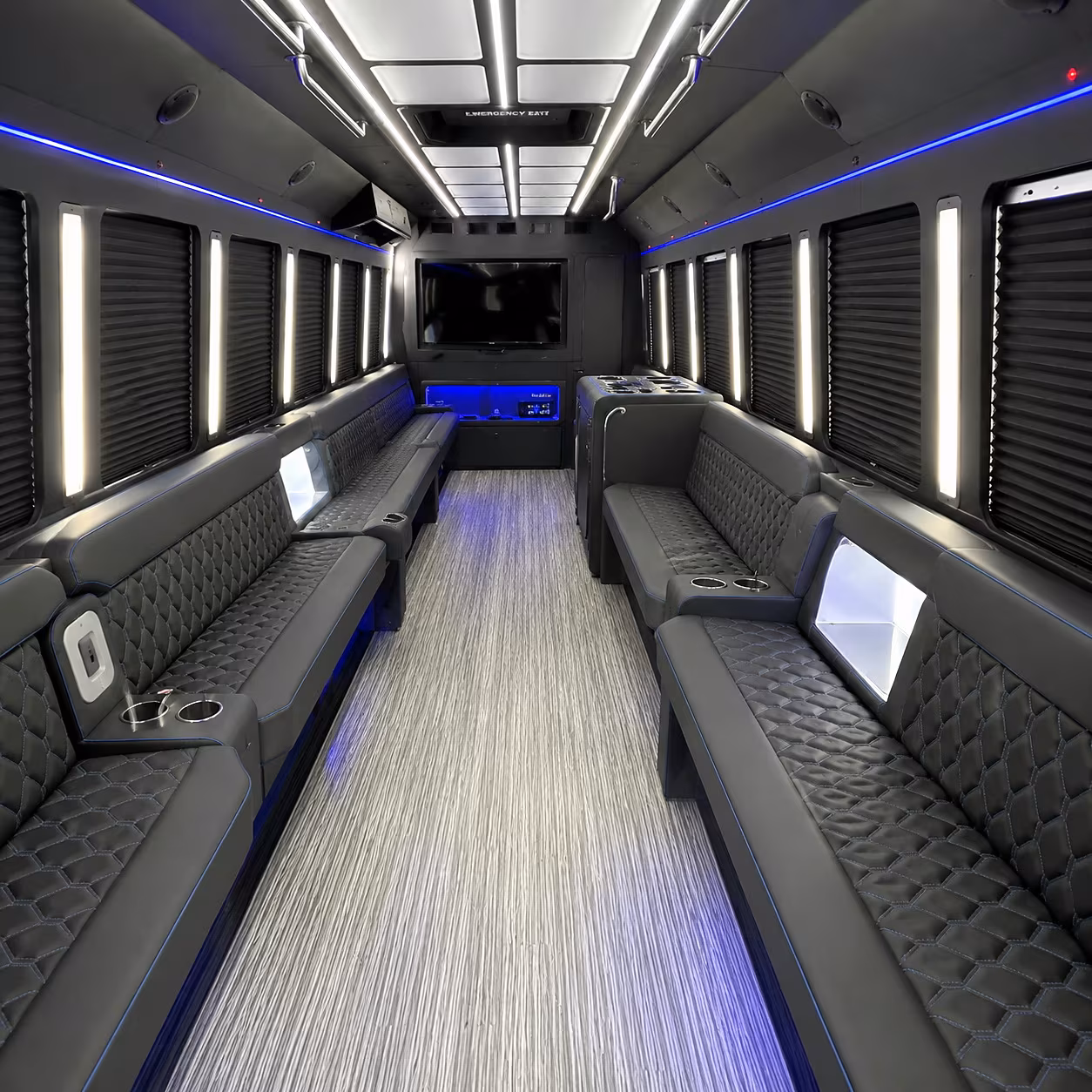 little rock concert party bus rental