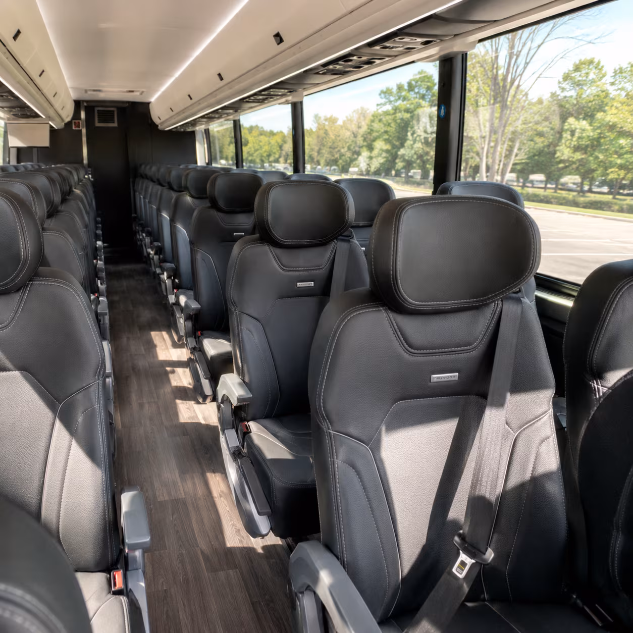 little rock field trip transportation onboard seating