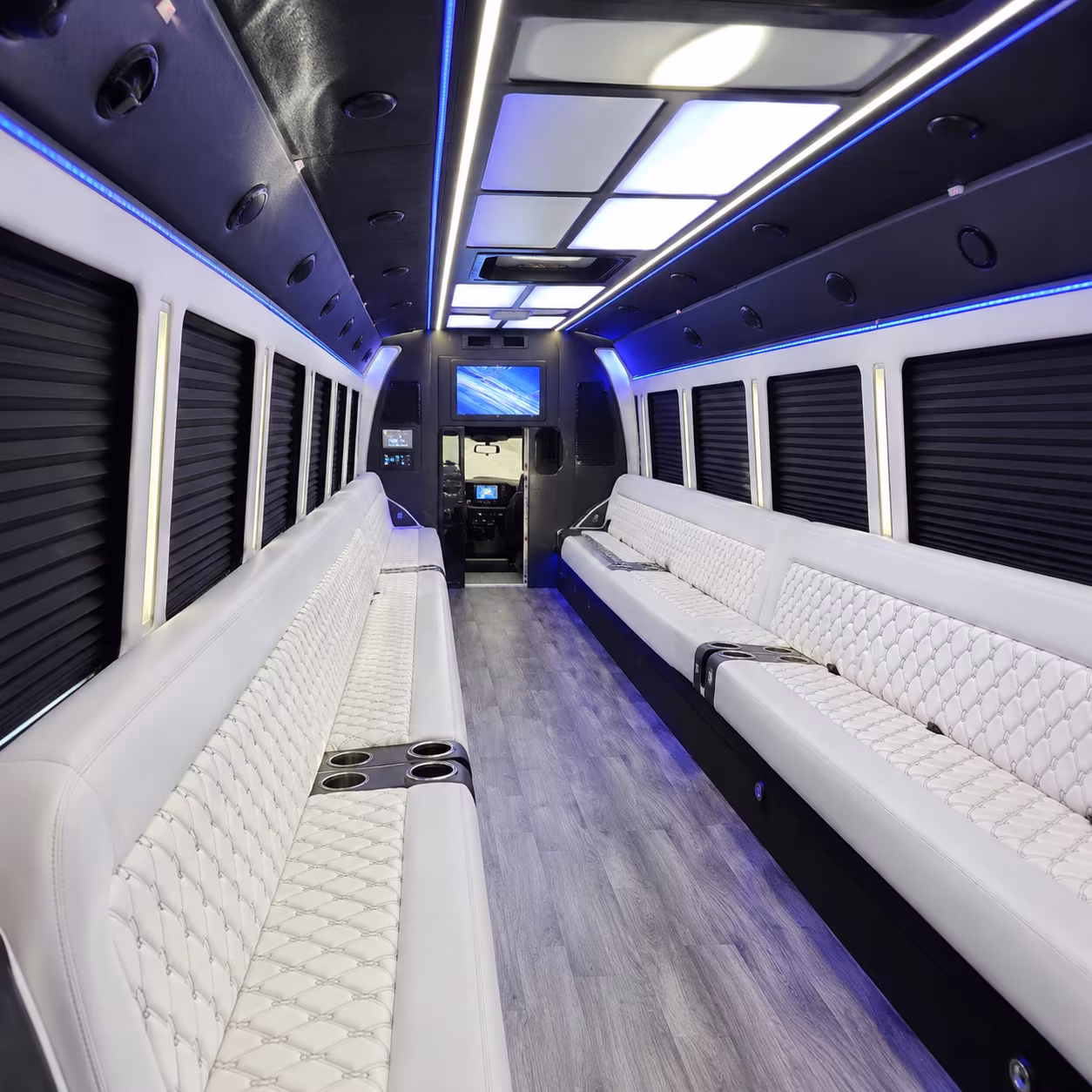 little rock party bus inside