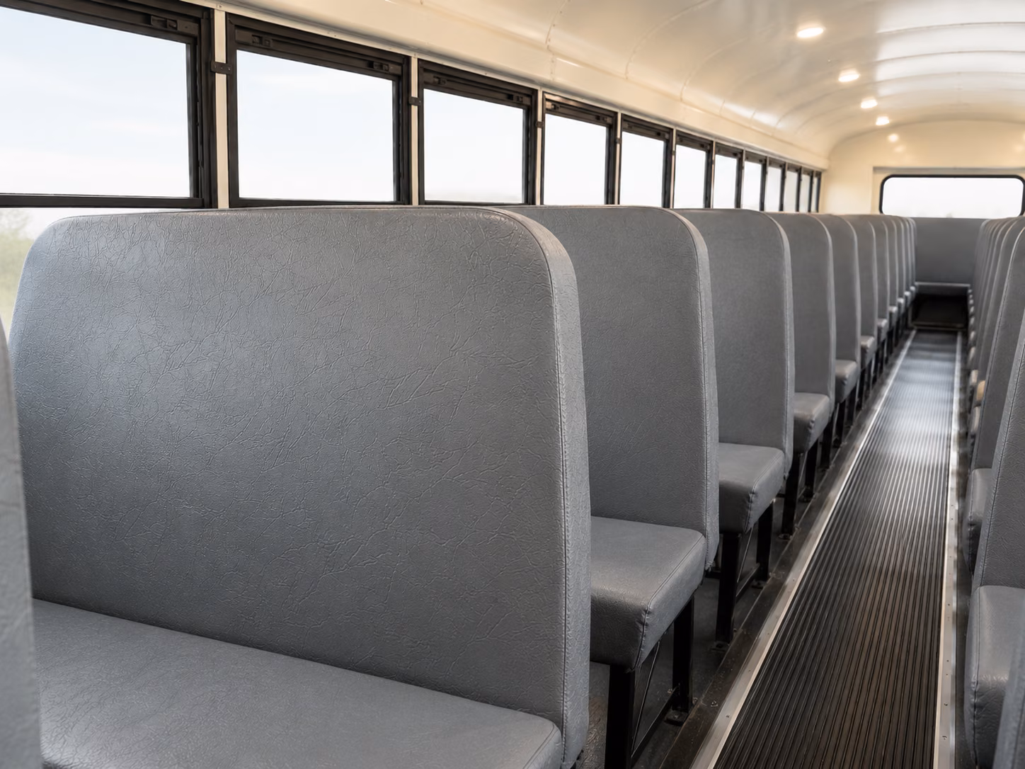 little rock school bus inside