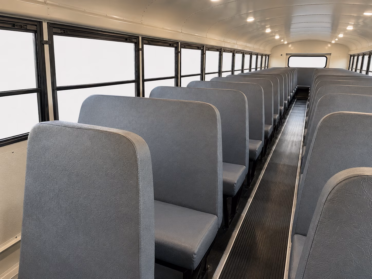 little rock school bus interior