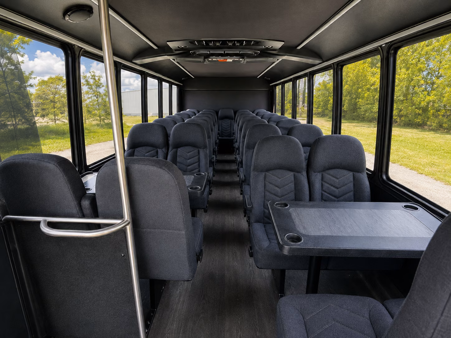 little rock sporting event transportation onboard seating
