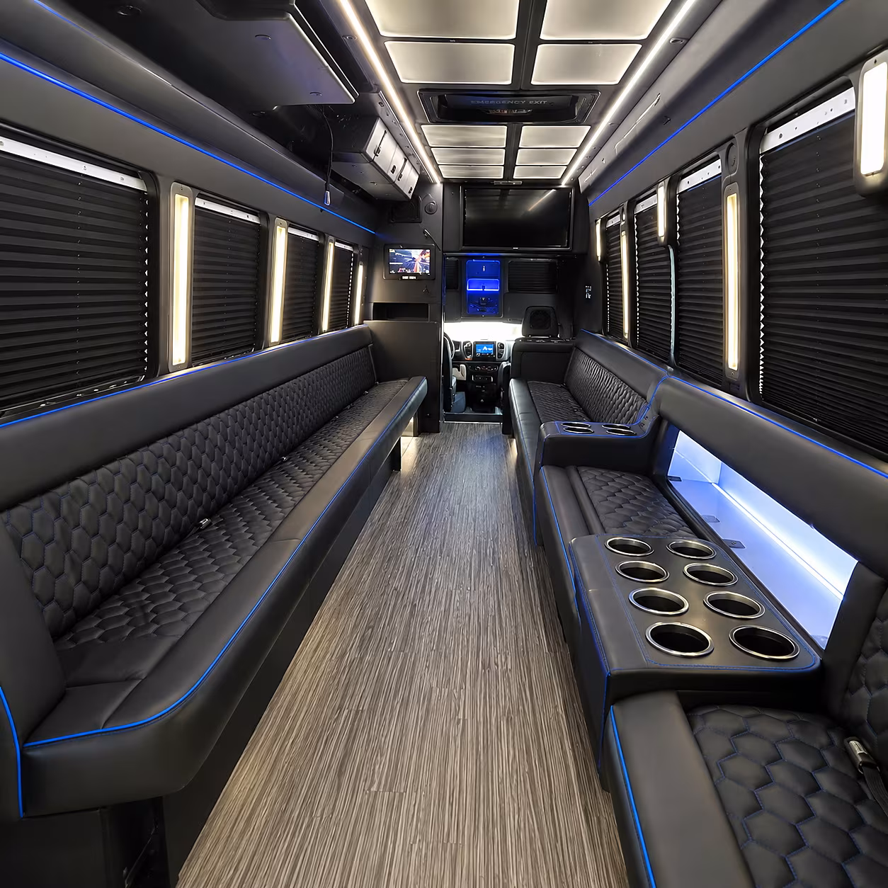 shuttle bus service for airline groups staying near lit